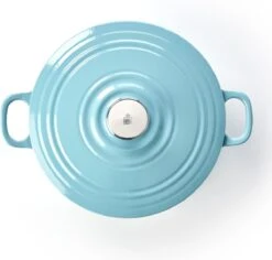 BK Braadpan Bourgogne - Aqua Blue - ø 24 Cm / 4.2 Liter -Keuken Kook Winkel 8718311317527 1