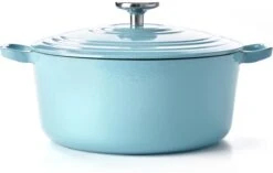 BK Braadpan Bourgogne - Aqua Blue - ø 24 Cm / 4.2 Liter -Keuken Kook Winkel 8718311317527