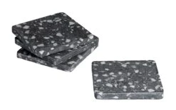 Jay Hill Onderzetters Terrazzo - Grijs - 10 X 10 Cm - 4 Stuks -Keuken Kook Winkel 8720364453169 1