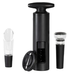 Sareva Wijnopener Set (met Wijnstopper. Foliesnijder & Schenktuit) -Keuken Kook Winkel 8720364454531 1