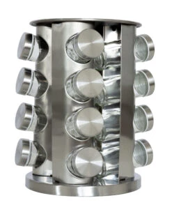 Blackwell Kruidenrek / Kruidencarrousel - Inclusief 16 Kruidenpotjes - RVS -Keuken Kook Winkel 8720364455538 1 1