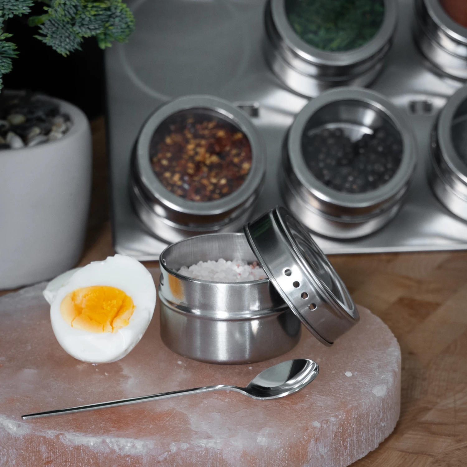 Blackwell Kruidenpotjes Magnetisch - Inclusief 9 Potjes - RVS 2 Blackwell Kruidenpotjes Magnetisch - Inclusief 9 Potjes - RVS - Afbeelding 2