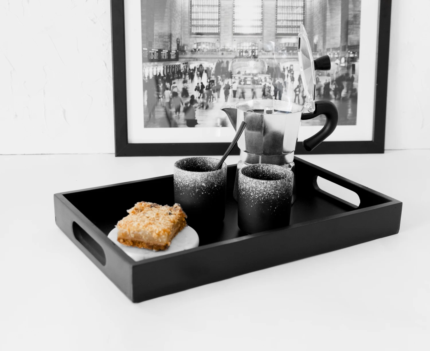 Jay Hill Dienblad Acacia Zwart 35 X 22 Cm 2 Jay Hill Dienblad Acacia Zwart 35 X 22 Cm - Afbeelding 2