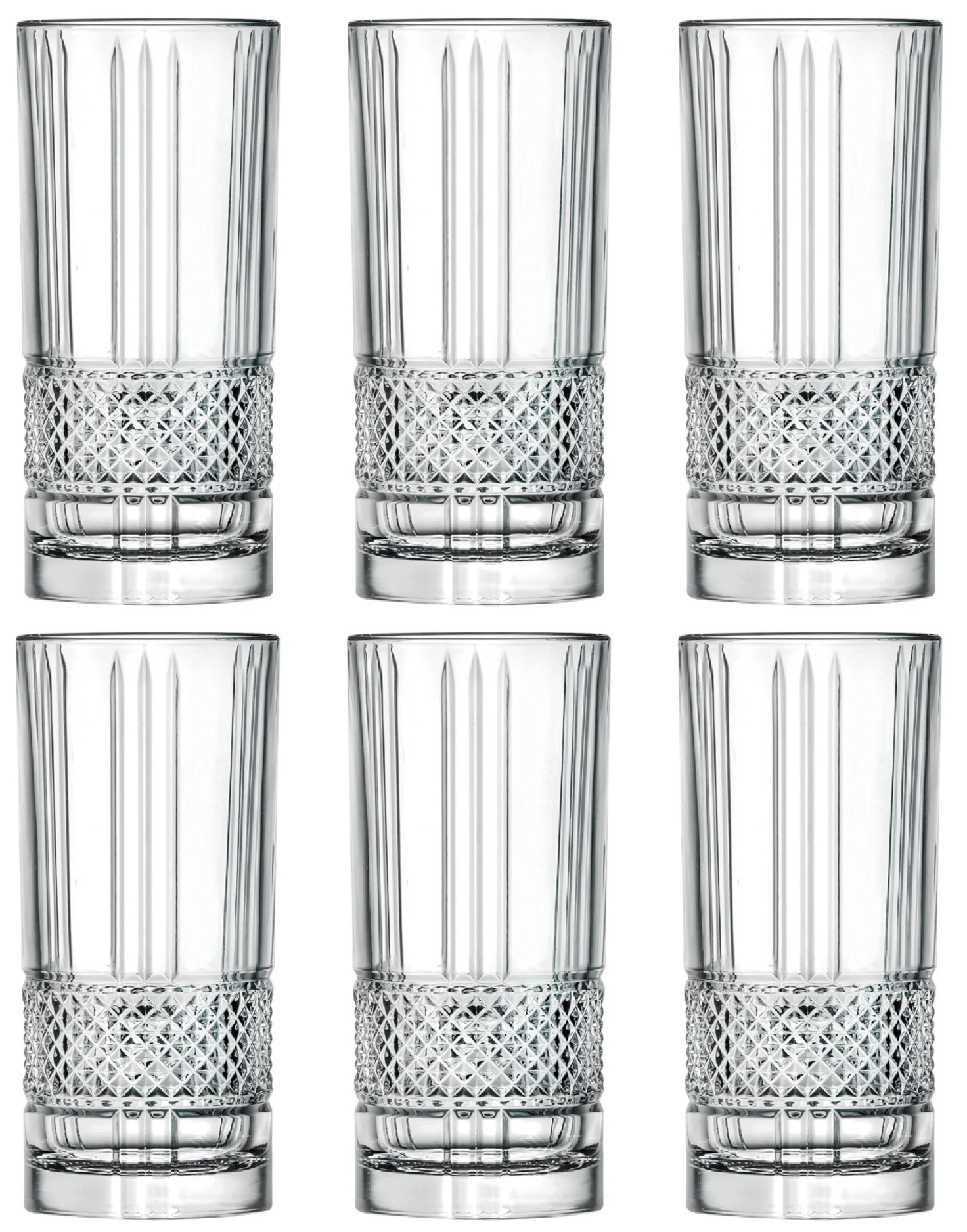 Cookinglife Longdrinkglazen Monea - 290 Ml - 6 Stuks 1 Cookinglife Longdrinkglazen Monea - 290 Ml - 6 Stuks