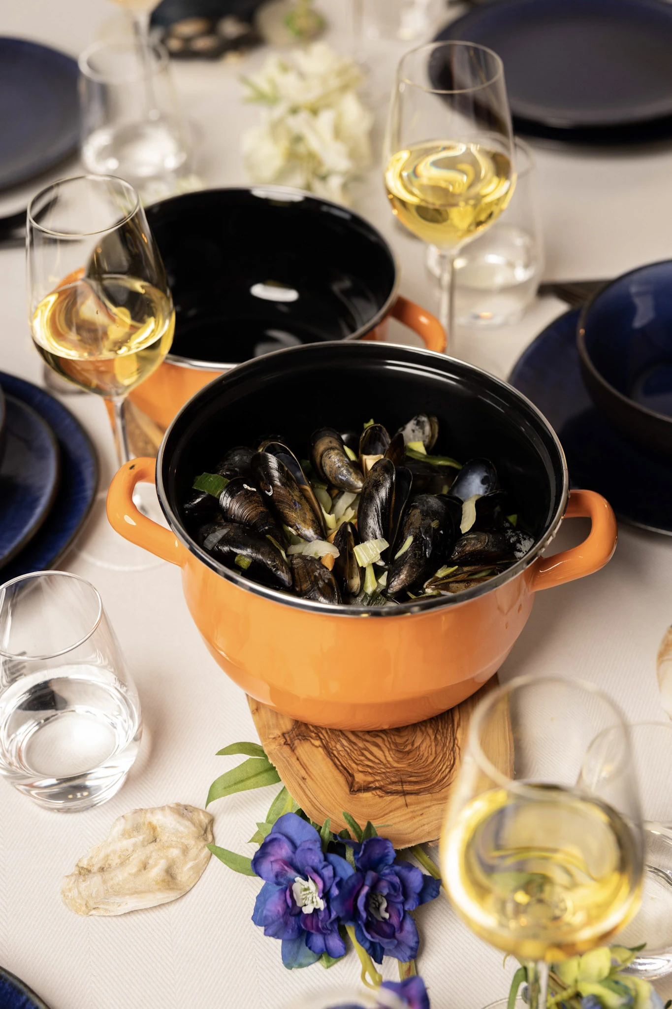 Cosy & Trendy Mosselpan - Oranje - ø 18 Cm / 2.8 Liter 2 Cosy & Trendy Mosselpan - Oranje - ø 18 Cm / 2.8 Liter - Afbeelding 2