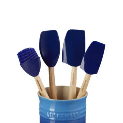 Le Creuset Spatelset - Met Spatelpot - Premium - Azure - 5-delig -Keuken Kook Winkel 91057001220000 alt1