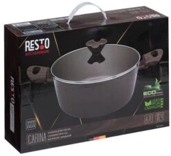 Resto Kitchenware Kookpan Carina - ø 24 Cm / 4.7 Liter - Standaard Anti-aanbaklaag -Keuken Kook Winkel 93019.4260403578629.ver02