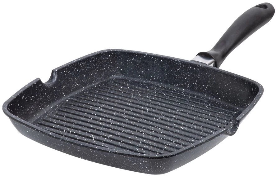 Resto Kitchenware Grillpan Meridiana - 28 X 28 Cm - Standaard Anti-aanbaklaag 1 Resto Kitchenware Grillpan Meridiana - 28 X 28 Cm - Standaard Anti-aanbaklaag