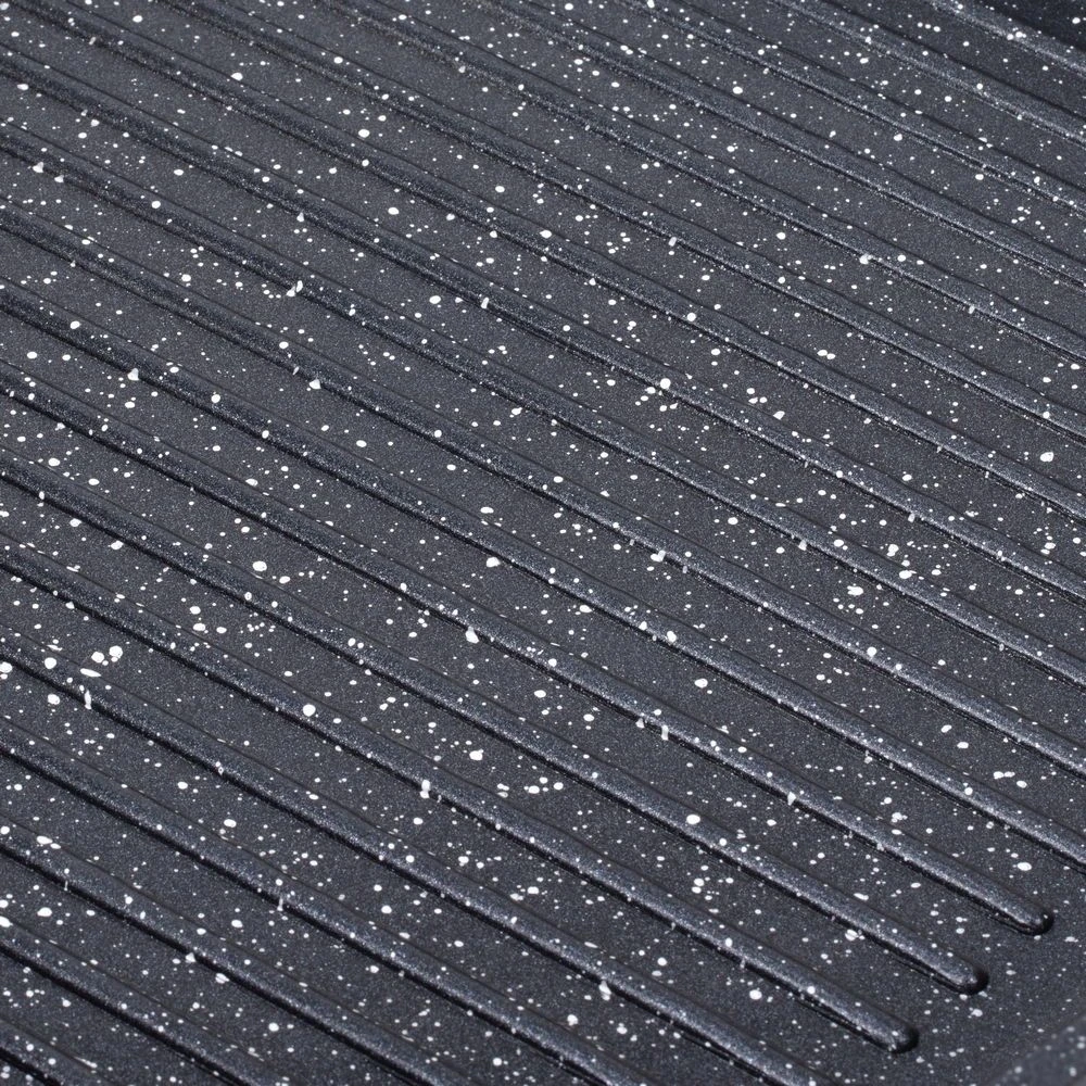 Resto Kitchenware Grillpan Meridiana - 28 X 28 Cm - Standaard Anti-aanbaklaag 3 Resto Kitchenware Grillpan Meridiana - 28 X 28 Cm - Standaard Anti-aanbaklaag - Afbeelding 3