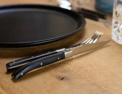 Jay Hill Bestekset Laguiole - Zwart - 16-delig / 4 Personen 9 Jay Hill Bestekset Laguiole - Zwart - 16-delig / 4 Personen -Keuken Kook Winkel AR7A5876 1