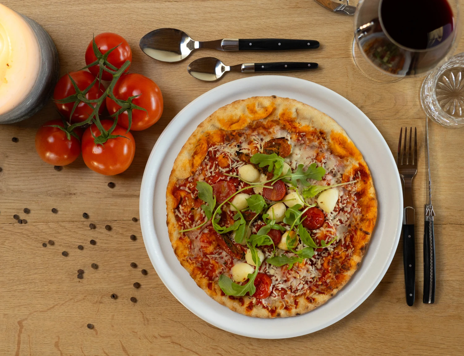 Jay Hill Pizzaborden Speckle White - ø 32 Cm - 4 Stuks 4 Jay Hill Pizzaborden Speckle White - ø 32 Cm - 4 Stuks - Afbeelding 4