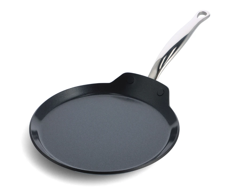GreenPan Pannenkoekenpan Barcelona Pro - Zwart - ø 28 Cm - Keramische Anti-aanbaklaag 1 GreenPan Pannenkoekenpan Barcelona Pro - Zwart - ø 28 Cm - Keramische Anti-aanbaklaag
