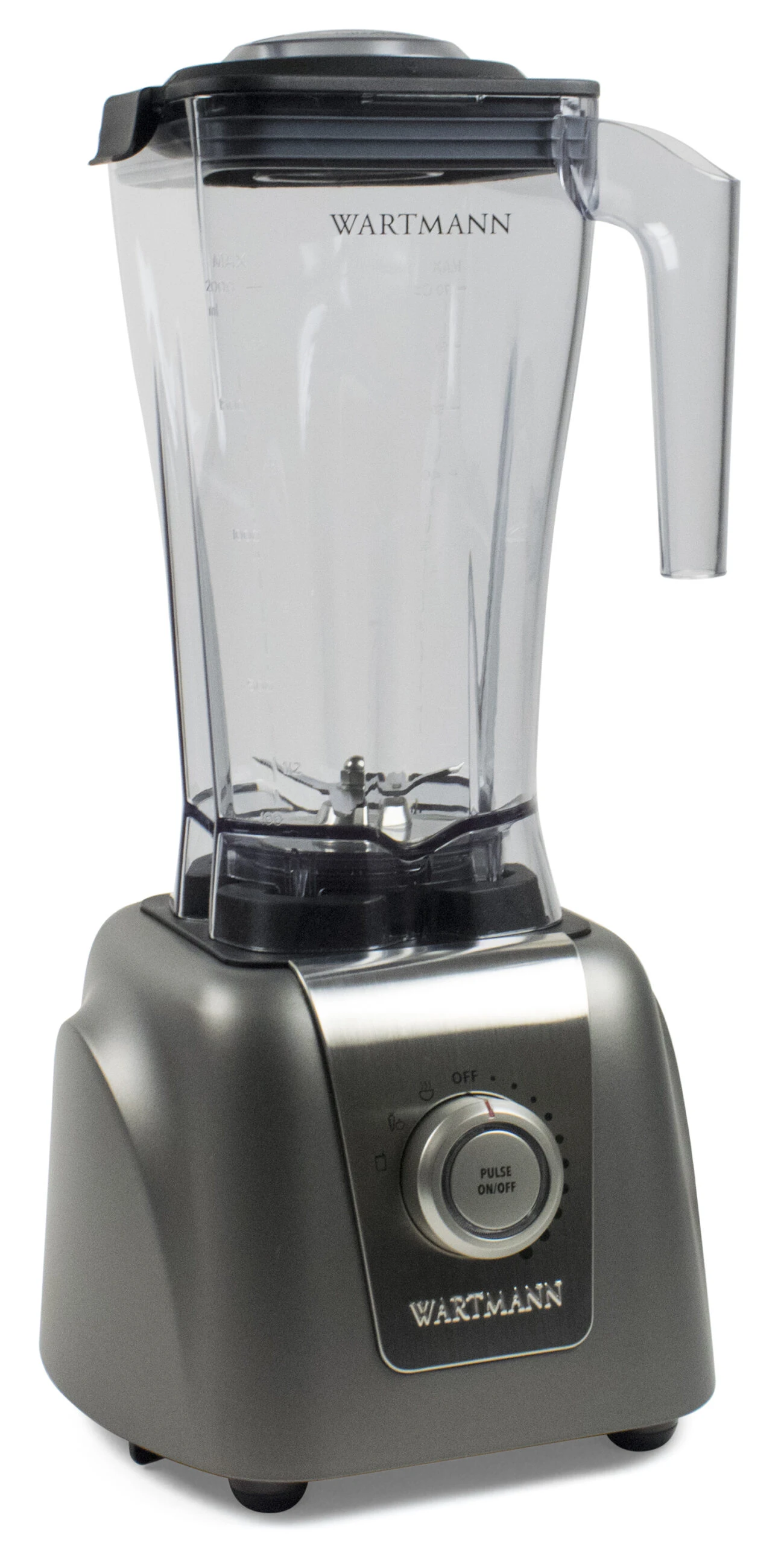Wartmann Blender - 1250 W - Antraciet - 2 Liter 1 Wartmann Blender - 1250 W - Antraciet - 2 Liter