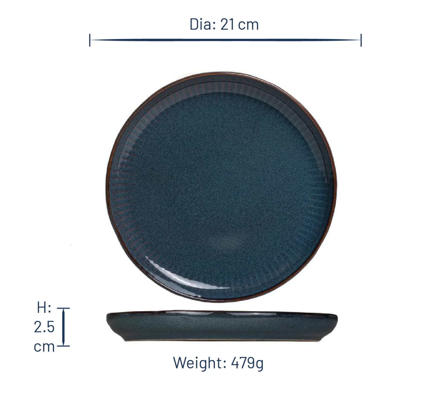 Jay Hill Ontbijtborden Aride ø 21 Cm - 4 Stuks 8 Jay Hill Ontbijtborden Aride ø 21 Cm - 4 Stuks - Afbeelding 8