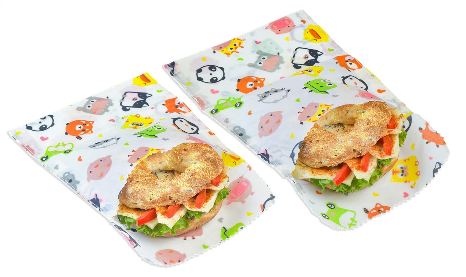 Bee's Wax Zakje Sandwich & Snack Kids 2 Stuks 1 Bee's Wax Zakje Sandwich & Snack Kids 2 Stuks