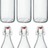 Bormioli Rocco Beugelflessen / Weckflessen Giara - Transparant - 1 Liter - 6 Stuks