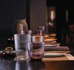 Bormioli Rocco Waterglazen Line - Blauw - 290 Ml - 6 Stuks -Keuken Kook Winkel Bormioli Glas Line Transparant 29 cl Sfeer