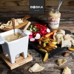 Boska Fondueset - 2 Personen - Wit -Keuken Kook Winkel Boska Tapas Fondue Eiken 2