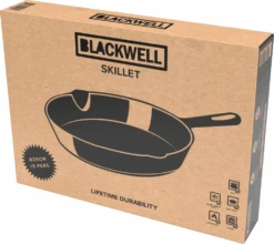 Blackwell Koekenpan - Gietijzer - ø 25 Cm - Zonder Anti-aanbaklaag -Keuken Kook Winkel Box25 Package New 1