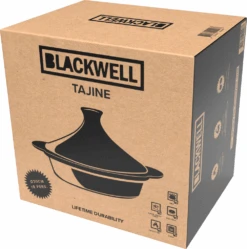 Blackwell Tajine Gietijzer - Zwart - ø 30 Cm / 3 Liter 13 Blackwell Tajine Gietijzer - Zwart - ø 30 Cm / 3 Liter -Keuken Kook Winkel BoxRED TAJINE Package New 1
