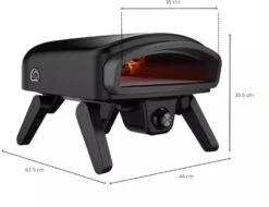 Nero Cooking Pizza Oven - Op Gas Voor Buiten - Zwart - Voor ø 35 Cm Pizza's -Keuken Kook Winkel CL productafbeeldingen 33 3