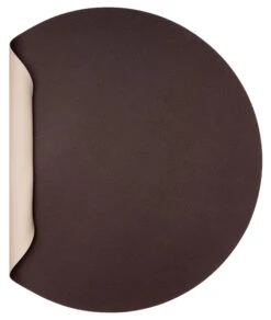 Jay Hill Placemat - Vegan Leer - Bruin / Zand - Dubbelzijdig - ø 38 Cm -Keuken Kook Winkel CL.117991 2