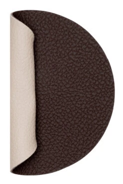 Jay Hill Placemats - Vegan Leer - Bruin / Zand - Dubbelzijdig - ø 38 Cm - 6 Stuks -Keuken Kook Winkel CL.118086 2