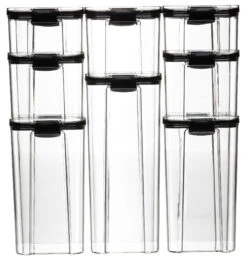 Sareva Voorraadpotten Set - Kunststof - 8 Delige Set -Keuken Kook Winkel COOK3048 Edit