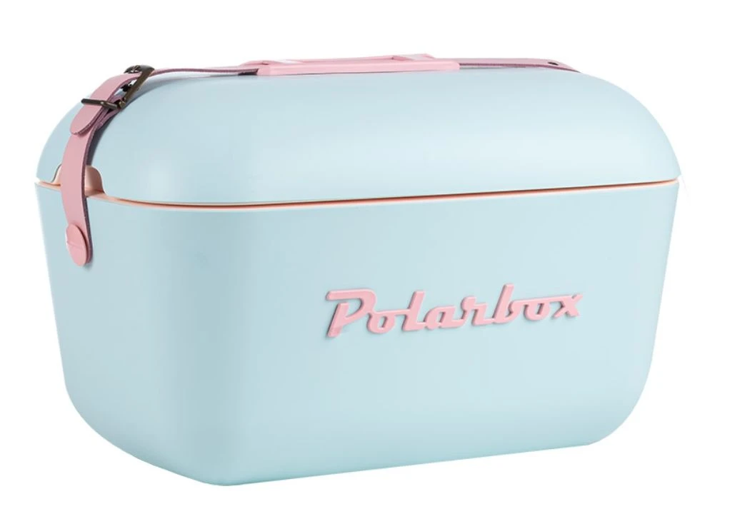 Polarbox Koelbox Met Schouderband - Lichtblauw - 12 Liter 1 Polarbox Koelbox Met Schouderband - Lichtblauw - 12 Liter
