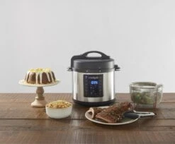 Crockpot Express Slowcooker + Snelkookpan - Uitneembare Binnenpan - 5.6 Liter - CR089 Met Stoommand & Tang) -Keuken Kook Winkel Crockpot Express Slowcooker Snelkookpan CR089 5.6 Liter 3