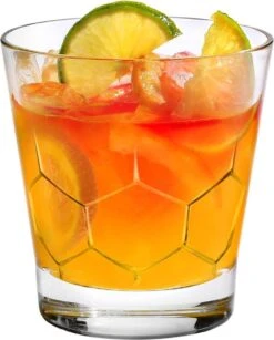 Duralex Waterglazen Hexagone - 260 Ml - 6 Stuks -Keuken Kook Winkel Duralex hexagone tumbler glas