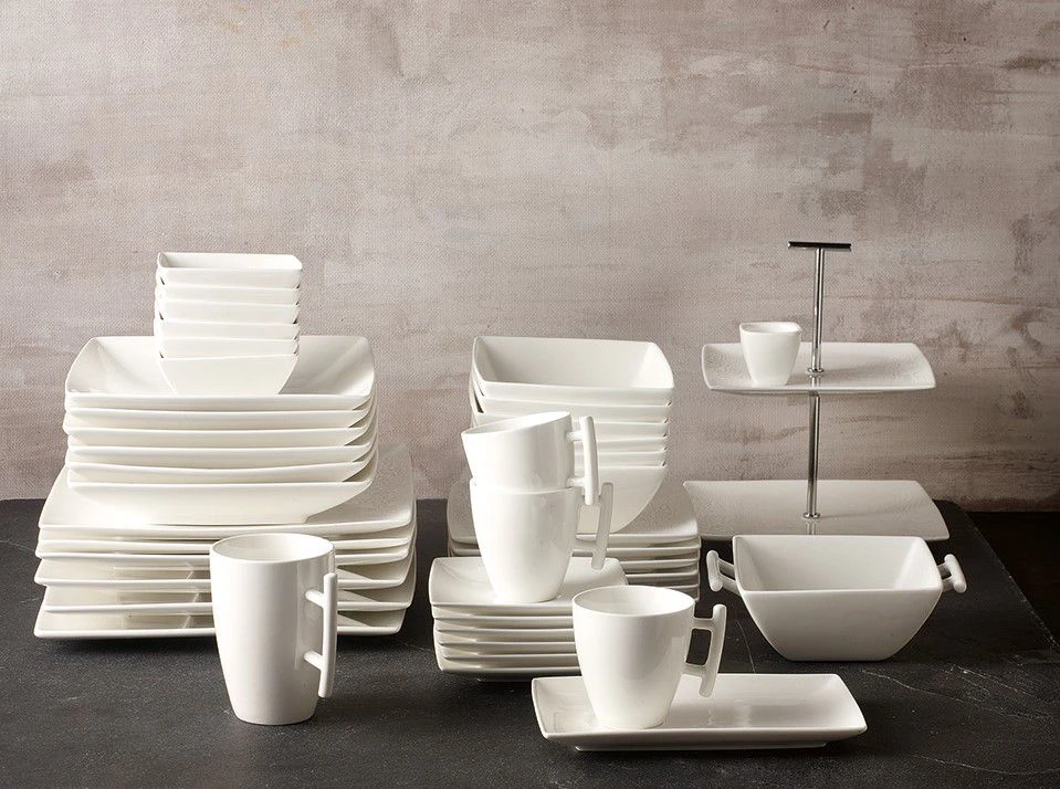 BonBistro Ovenschaal Yong Squito - 33 X 24 X 6 Cm / 3.5 Liter - Wit - 2 Stuks 2 BonBistro Ovenschaal Yong Squito - 33 X 24 X 6 Cm / 3.5 Liter - Wit - 2 Stuks - Afbeelding 2