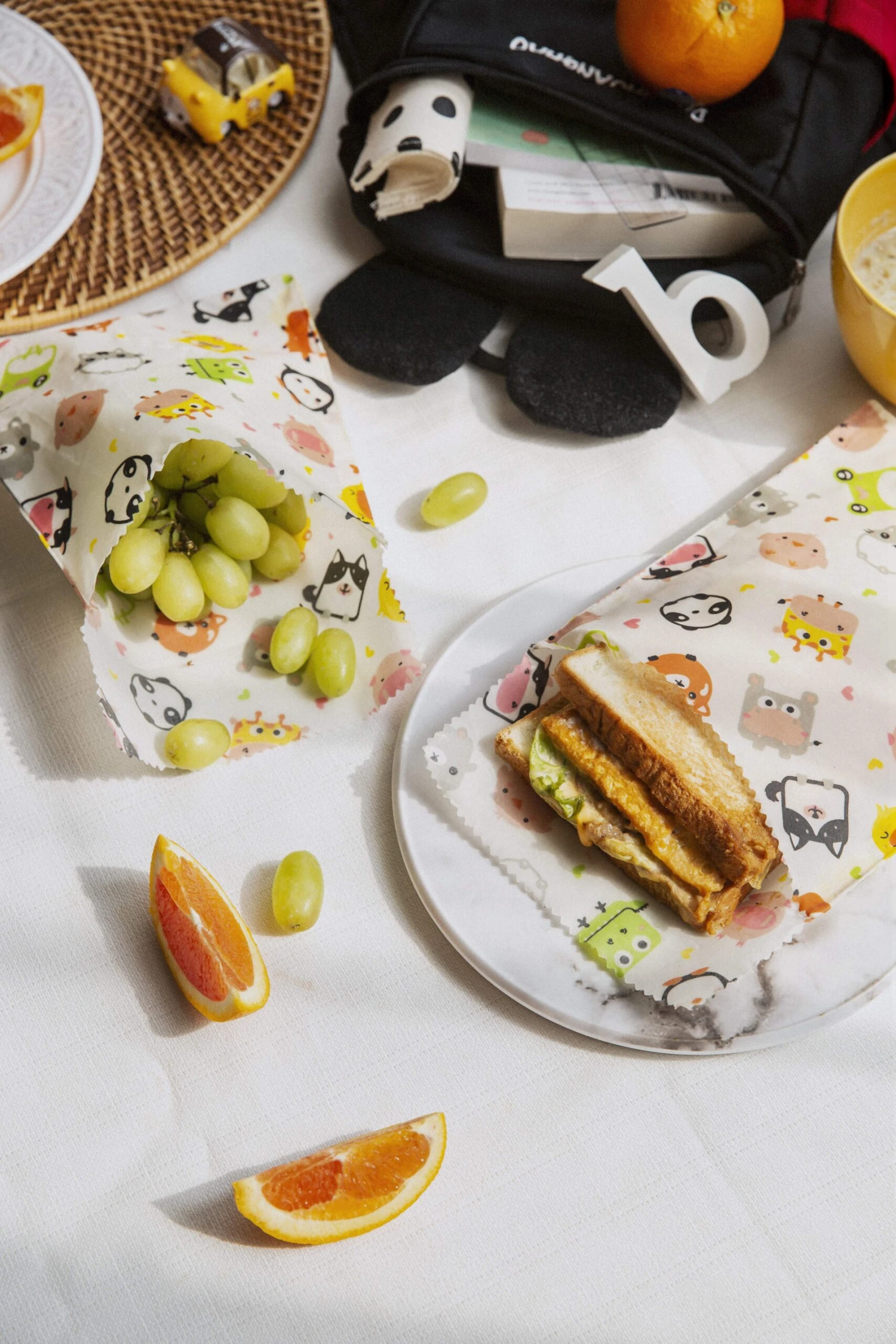 Bee's Wax Zakje Sandwich & Snack Kids 2 Stuks 3 Bee's Wax Zakje Sandwich & Snack Kids 2 Stuks - Afbeelding 3