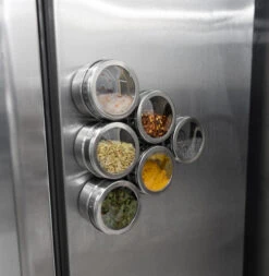 Blackwell Kruidenpotjes Magnetisch - Inclusief 9 Potjes - RVS 10 Blackwell Kruidenpotjes Magnetisch - Inclusief 9 Potjes - RVS -Keuken Kook Winkel Kruidenpotjes 4