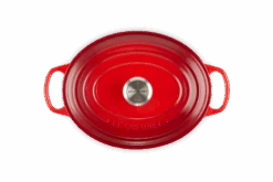 Le Creuset Braadpan Signature - Ovaal - Kersenrood - ø 33 Cm / 7.5 Liter -Keuken Kook Winkel LC 20191021 HL PS FS 21178290602430 004 1