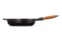 Le Creuset Hapjespan Signature - Mat Zwart - ø 28 Cm / 3.6 Liter- Geëmailleerde Anti-aanbaklaag -Keuken Kook Winkel LC 20210721 HL PS FS 20259280000422 003