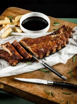 Laguiole Style De Vie Steakmessen Premium Line Zwart 6 Stuks -Keuken Kook Winkel Laguiole Premium Line steakmessen 18 mm sf Gr 11