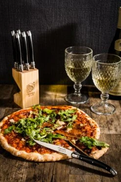 Laguiole Style De Vie Steakmessen Premium Line Zwart 6 Stuks -Keuken Kook Winkel Laguiole Premium Line steakmessen 18 mm sf Gr 5