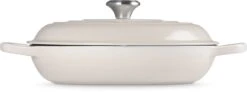 Le Creuset Braadpan Signature - Campagnard - Meringue - ø 30 Cm / 3.5 Liter -Keuken Kook Winkel Le Creuset LC 20220726 HL PS FS 21180307164430 003