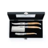 Laguiole Style De Vie Kaasmessen / Kaasmessenset Luxury Line Eikenhout - 3 Stuks