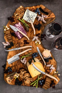 Laguiole Style De Vie Kaasmessen / Kaasmessenset Luxury Line Eikenhout Stonewash - 3 Stuks 12 Laguiole Style De Vie Kaasmessen / Kaasmessenset Luxury Line Eikenhout Stonewash - 3 Stuks -Keuken Kook Winkel LuxKaasV2EikStone 5