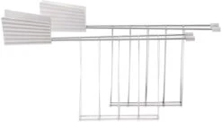 Alessi Tostiklemmen Voor Broodrooster Plissé - Wit - Michele De Lucchi - MDL08RA W