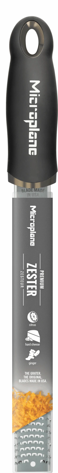 Microplane Rasp Premium Classic - Fijn - Zwart -Keuken Kook Winkel Microplane Premium Classic 46020 Zester Black decall