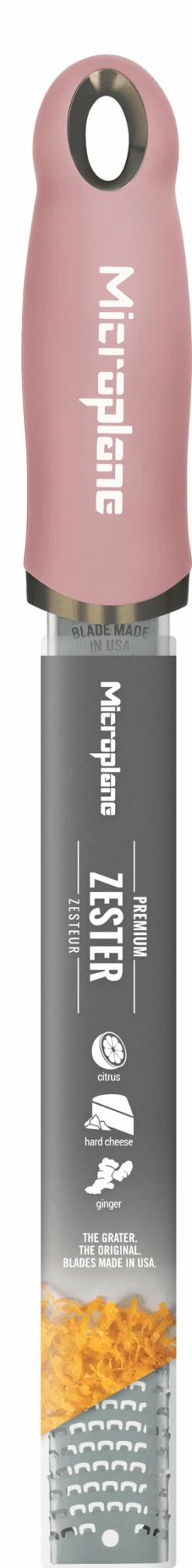 Microplane Rasp Premium Classic - Fijn - Dusty Rose -Keuken Kook Winkel Microplane Premium Classic 46923 Zester Dusty Rose decall