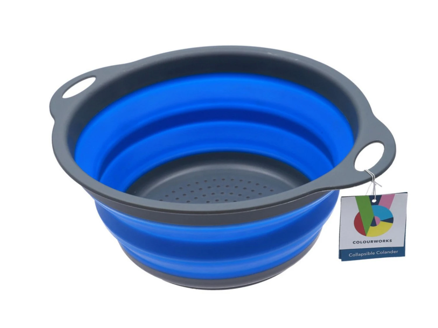 Colourworks Vergiet Blauw - ø 24 Cm 2 Colourworks Vergiet Blauw - ø 24 Cm - Afbeelding 2