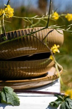 Jay Hill Ontbijtborden Silhouette ø 21 Cm - 4 Stuks -Keuken Kook Winkel Resize Silhoutte Geel 5