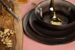 Studio Tavola Ontbijtborden Samos ø 22 Cm - 6 Stuks -Keuken Kook Winkel ST Dark Brown 5