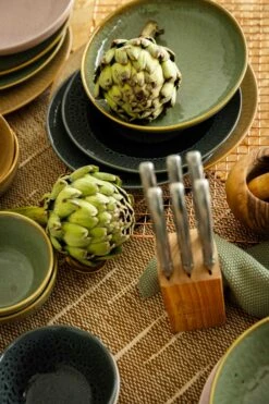 Jay Hill Serviesset Lihou - 16-delig / 4 Personen - Grijs/Zwart 12 Jay Hill Serviesset Lihou - 16-delig / 4 Personen - Grijs/Zwart -Keuken Kook Winkel Set 2 Sfeer Eilanden Klein 7 1