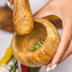 Jay Hill Vijzel Tunea - Olijfhout - ø 10 Cm -Keuken Kook Winkel TuneaHand 17