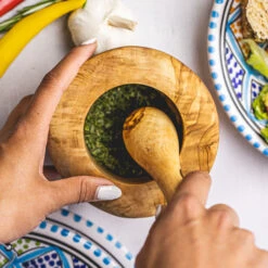 Jay Hill Vijzel Tunea - Olijfhout - ø 12 Cm -Keuken Kook Winkel TuneaHand 9